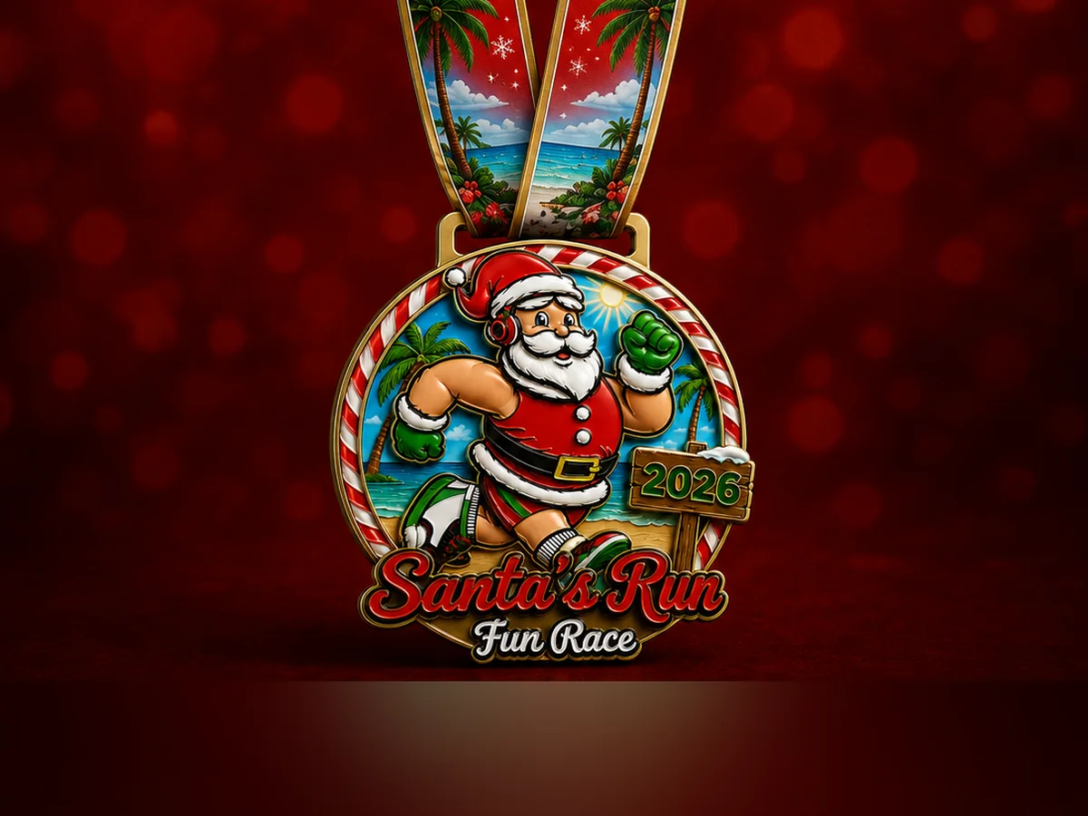Medalla oficial Santa's Run