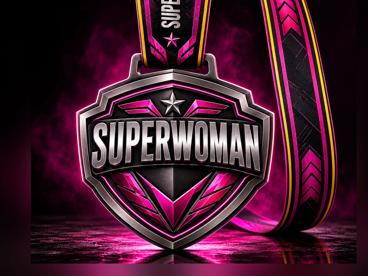Medalla oficial Superwoman
